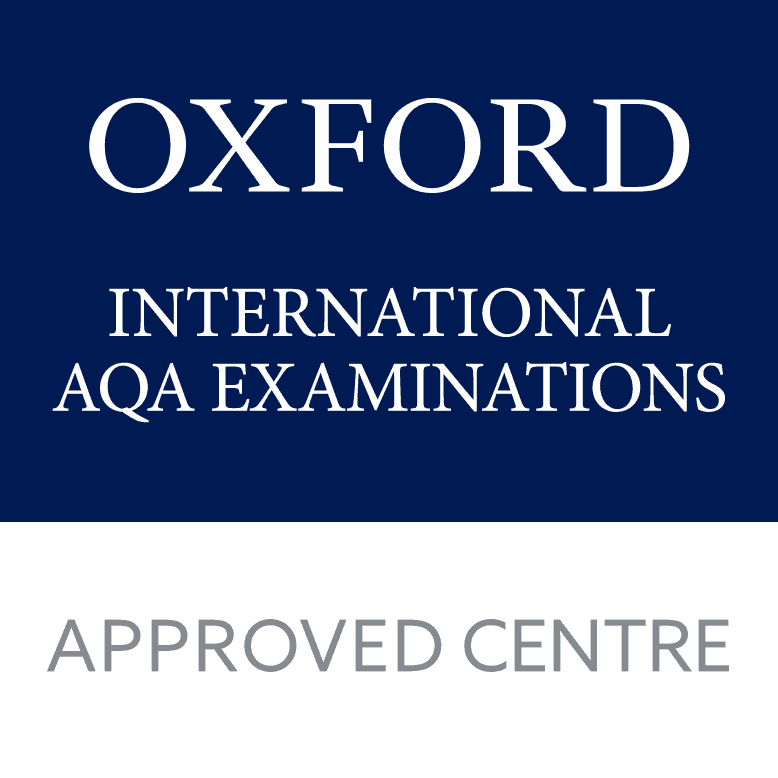 Oxford AQA Exams Approved Centre badge standard colour
